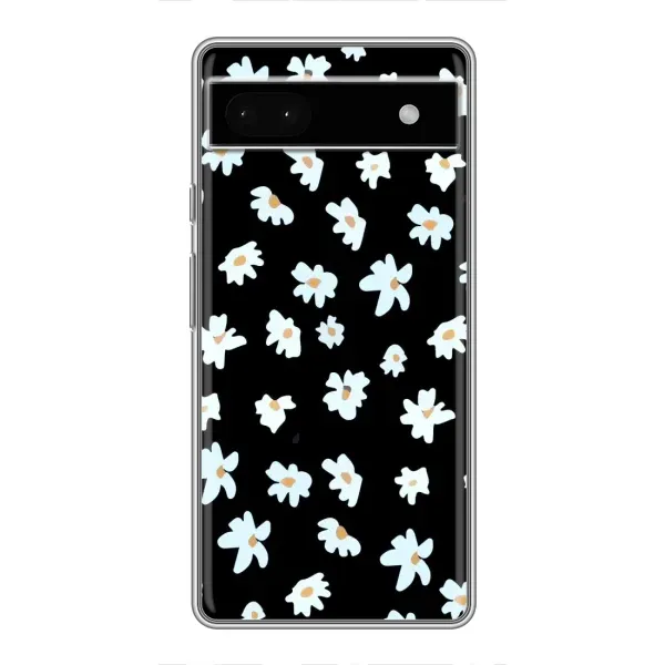 Чехол с рисунком «Маленькие ромашки» для Google Pixel 6a Чехол с рисунком «Маленькие ромашки» для Google Pixel 6a