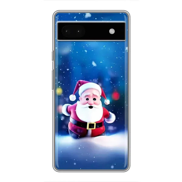 Чехол с рисунком «Маленький Дед Мороз» для Google Pixel 6a