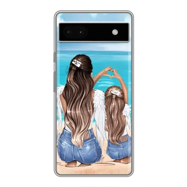 Чохол з малюнком «Мама і дочка» для Google Pixel 6a Чохол з малюнком «Мама і дочка» для Google Pixel 6a