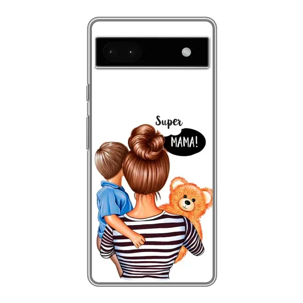 Чохол з малюнком «Мама і син» для Google Pixel 6a Чохол з малюнком «Мама і син» для Google Pixel 6a