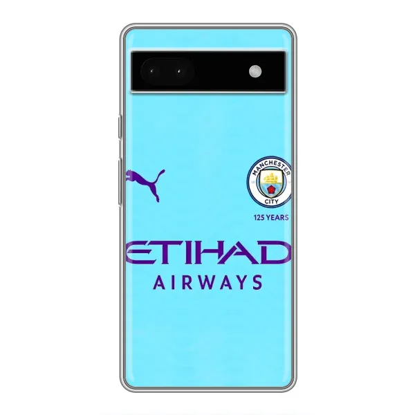 Чехол с рисунком «Man City» для Google Pixel 6a