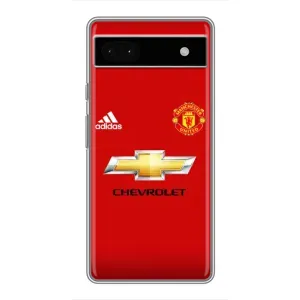Силіконові Чохли з принтом Футбол на Google Pixel 6a (Man United)