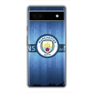 Силіконові Чохли з принтом Футбол на Google Pixel 6a (ManCity)