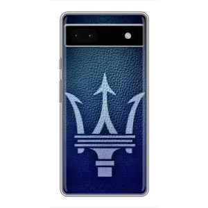 Чехлы с тематикой "Крутые машины" на Google Pixel 6a (Лого Maserati)