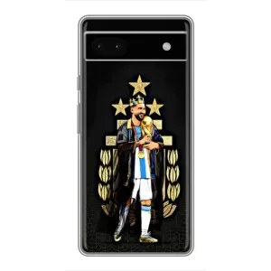 Чехлы Лео Месси Аргентина для Google Pixel 6a (Месси король)
