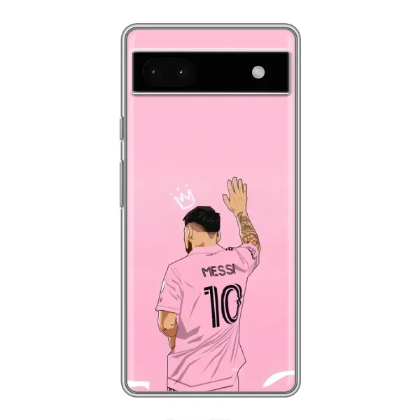 Чехол с рисунком «Месси Маями» для Google Pixel 6a Чехол с рисунком «Месси Маями» для Google Pixel 6a