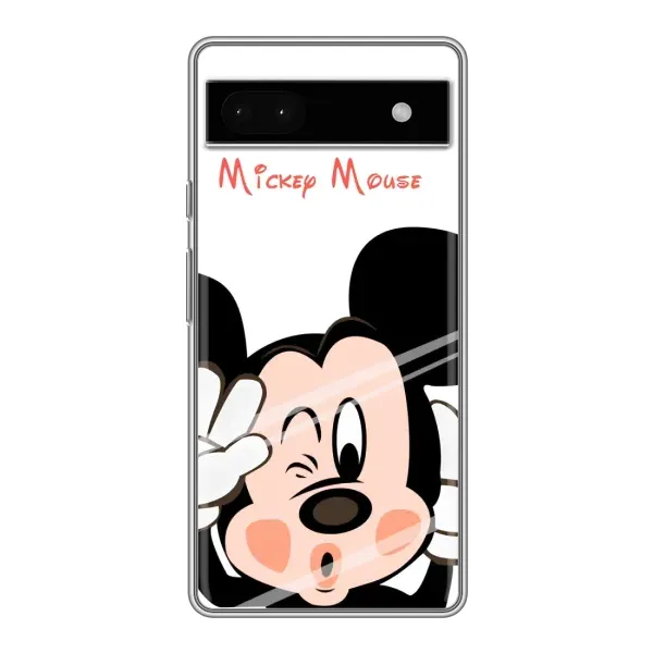 Чехол с рисунком «Mickey Mouse» для Google Pixel 6a Чехол с рисунком «Mickey Mouse» для Google Pixel 6a