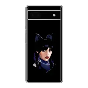 Чехлы с принтом Уэнсдей на Google Pixel 6a (Милая Уэнсдей)