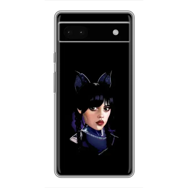 Чехол с рисунком «Милая Уэнсдей» для Google Pixel 6a Чехол с рисунком «Милая Уэнсдей» для Google Pixel 6a