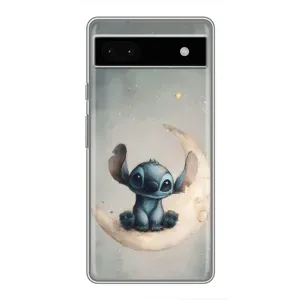 Чехол с рисунком Стич для Google Pixel 6a (Милый Стич)