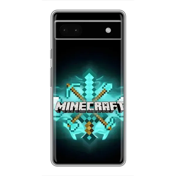 Чехол с рисунком «MineCraft 2» для Google Pixel 6a