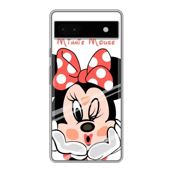 Чехол с рисунком «Minni Mouse» для Google Pixel 6a Чехол с рисунком «Minni Mouse» для Google Pixel 6a