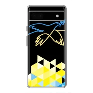 Чехол на Google Pixel 6a Украинский дизайн (Мир для Украины)