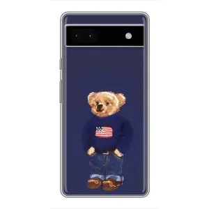 Чехлы Мишка Тедди для Гугул Пиксель 6а (Мишка USA)
