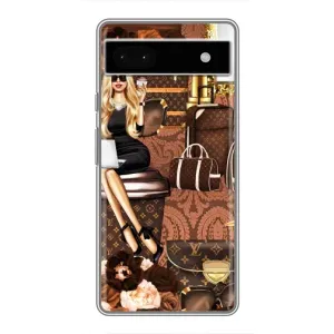 Чехол с рисунком «Мода Луи Виттон» для Google Pixel 6a