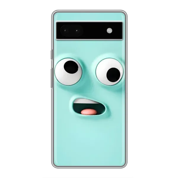 Чехол с рисунком «Забавное мятное лицо» для Google Pixel 6a Чехол с рисунком «Забавное мятное лицо» для Google Pixel 6a