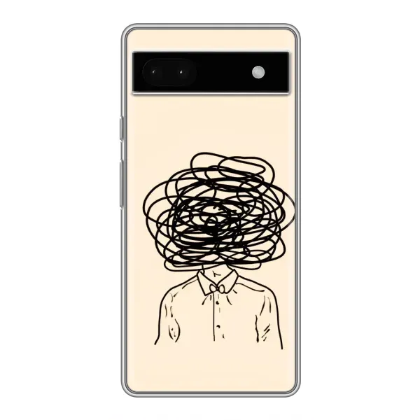 Чехол с рисунком «Мысли» для Google Pixel 6a