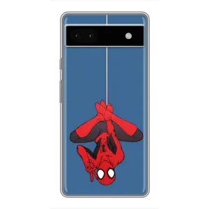 Чохол Супергерой Людина Павук на Google Pixel 6a (На павутині)