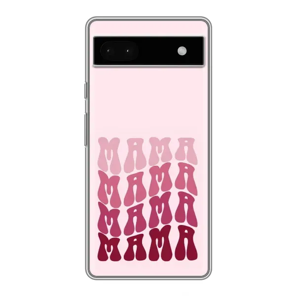 Чохол з малюнком «Напис мама» для Google Pixel 6a