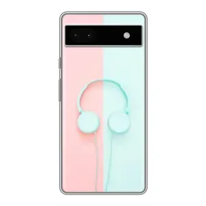 Девчачий Чехол для Google Pixel 6a (Наушники)