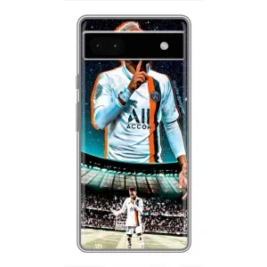 Силиконовый Чехол Google Pixel 6a (Неймар ПСЖ)