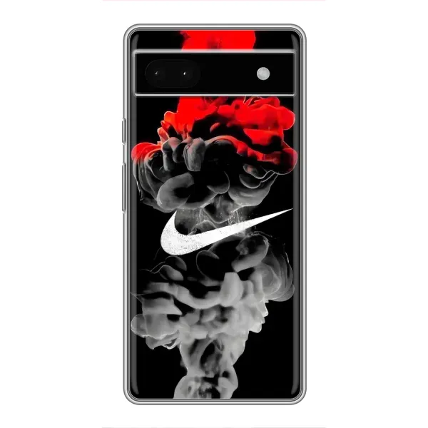 Чехол с рисунком «Nike дым» для Google Pixel 6a Чехол с рисунком «Nike дым» для Google Pixel 6a