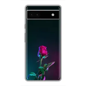 Чехлы с принтом Розочки для Google Pixel 6a (Ночная роза)