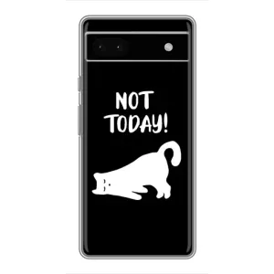 Бампер с изображением Котиков для Гугул Пиксель 6а (Not Today)