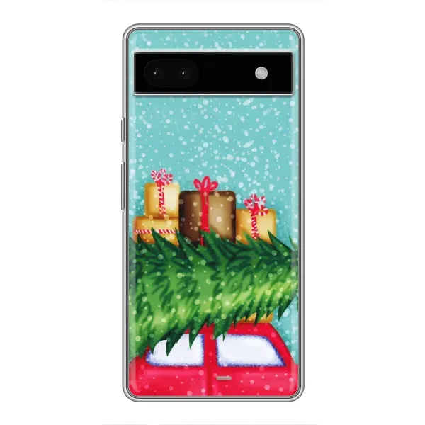 Чехол с рисунком «Новогодние подарки» для Google Pixel 6a Чехол с рисунком «Новогодние подарки» для Google Pixel 6a