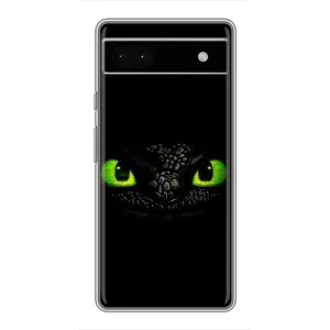 Чехол дракон Беззубик для Google Pixel 6a (Глаза Беззубика)