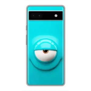 Силиконовые Чехлы (смешные стикеры) для Google Pixel 6a (Одноглазик)