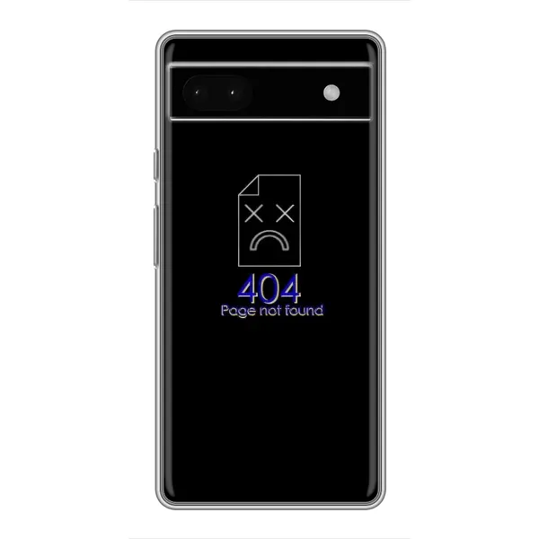 Чохол з малюнком «Помилка 404» для Google Pixel 6a
