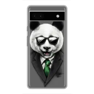 Чехлы с Пандами на Google Pixel 6a (Панда в очках)