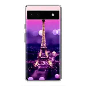 Чехол с Эйфелевой башней на Google Pixel 6a (Париж башня)
