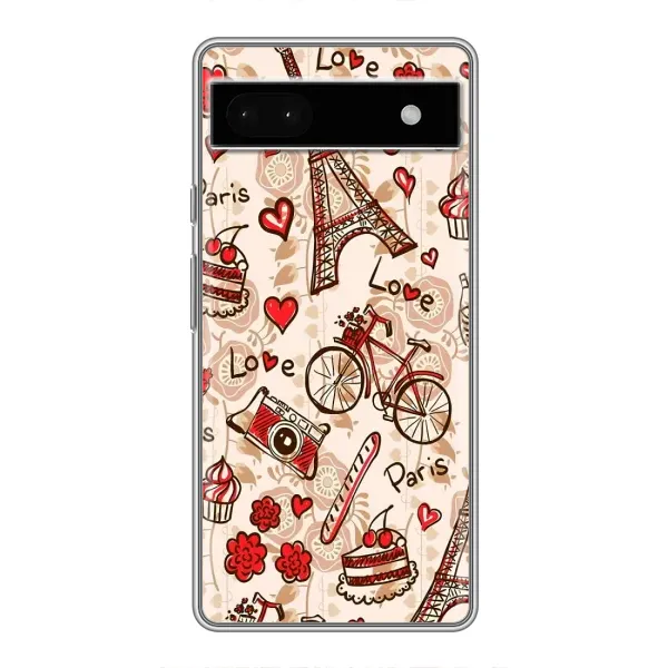 Чехол с рисунком «Париж мечта» для Google Pixel 6a