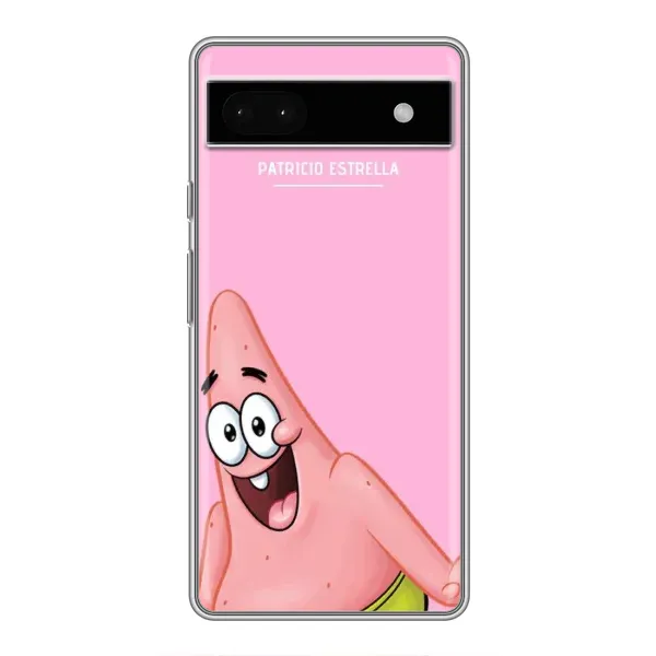 Чехол с рисунком «Патрик» для Google Pixel 6a Чехол с рисунком «Патрик» для Google Pixel 6a