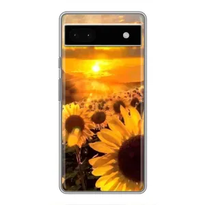 Чохол з Квітами для Google Pixel 6a (поле соняшників)