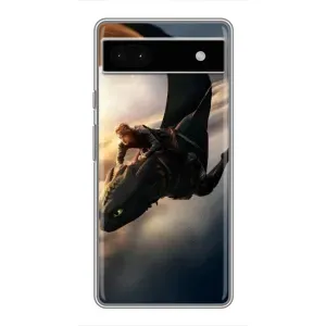 Чехол дракон Беззубик для Google Pixel 6a (Полет Беззубика)