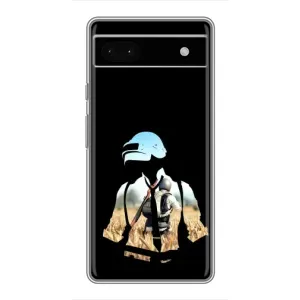 Чохол з картинкою "Герой Pubg" на Google Pixel 6a (Пубг мен)