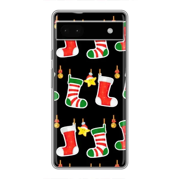 Чехол с рисунком «Рождественские подарки» для Google Pixel 6a Чехол с рисунком «Рождественские подарки» для Google Pixel 6a