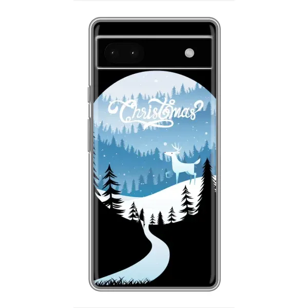 Чехол с рисунком «Рождественский Олень» для Google Pixel 6a Чехол с рисунком «Рождественский Олень» для Google Pixel 6a