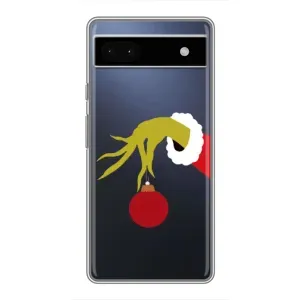 Чехол с рисунком «Рука Гринча» для Google Pixel 6a