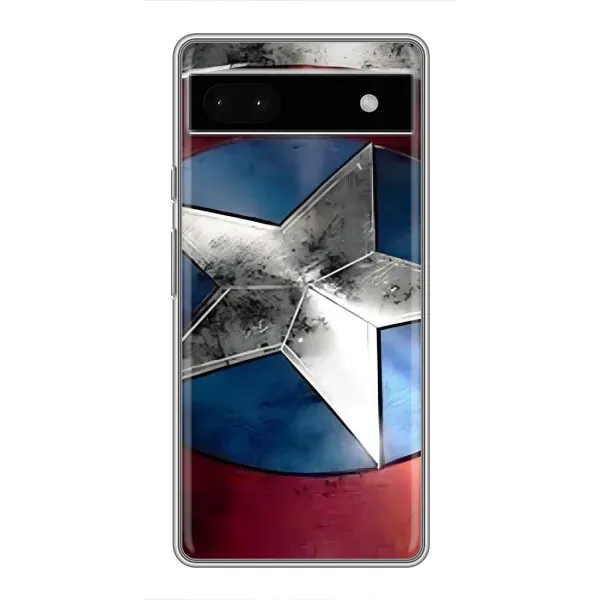 Чохол з малюнком «Щит Капітана Америки» для Google Pixel 6a Чохол з малюнком «Щит Капітана Америки» для Google Pixel 6a