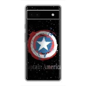Чохол с Щітом Капітана Америки на Google Pixel 6a (Щит Капітана)