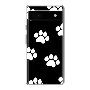 Бампер для Google Pixel 6a с картинкой "Песики" (Следы собак)