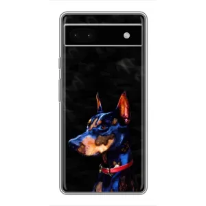 Бампер для Google Pixel 6a с картинкой "Песики" (Собака Мопс)
