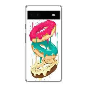 Чехол с изображением  вкусной еды для Google Pixel 6a (Сочные пончики)