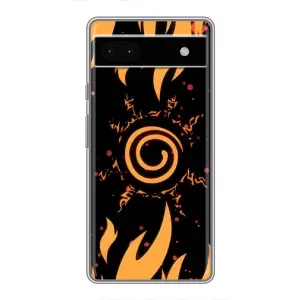 Купить Чехлы на телефон с принтом Anime для Google Pixel 6a (Солнце Наруто)
