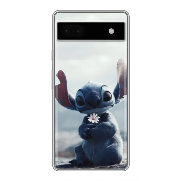 Чохол з малюнком «Стіч з квіткою» для Google Pixel 6a