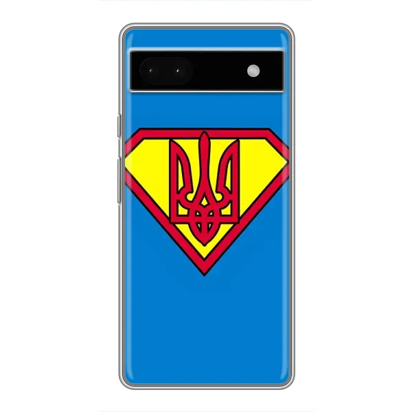 Чехол с рисунком «Super - Герб» для Google Pixel 6a Чехол с рисунком «Super - Герб» для Google Pixel 6a